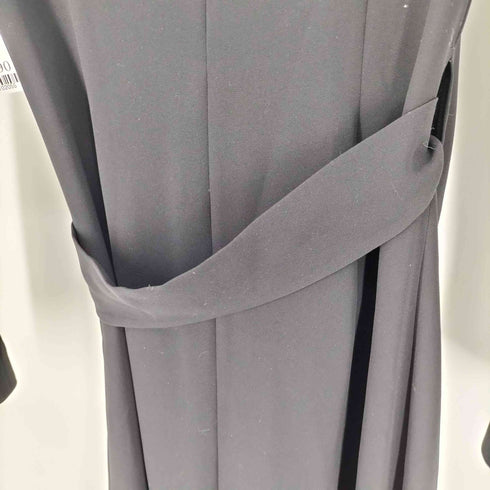 マックスマーラ MAX MARA イタリア製 白タグ ウエスト デザイン ベルト トリアセテート ポリ カシュクールワンピース レディース EUR:40