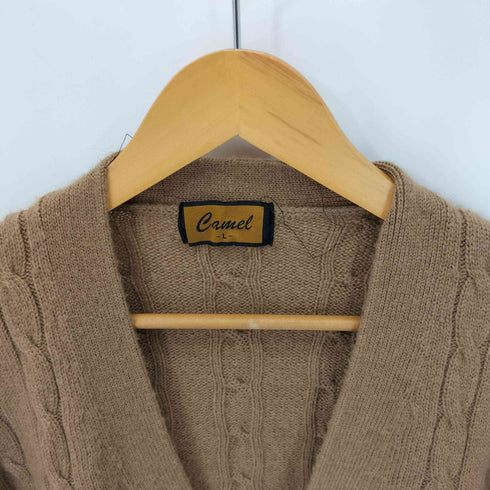 キャメル CAMEL キャメルウールカーディガン メンズ L