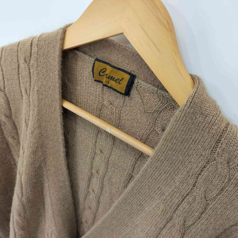 キャメル CAMEL キャメルウールカーディガン メンズ L