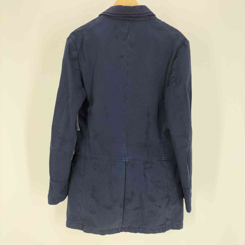 NEW YORK INDUSTRIE コットン ダブルブレスト セミ コート ジャケット メンズ EUR:48