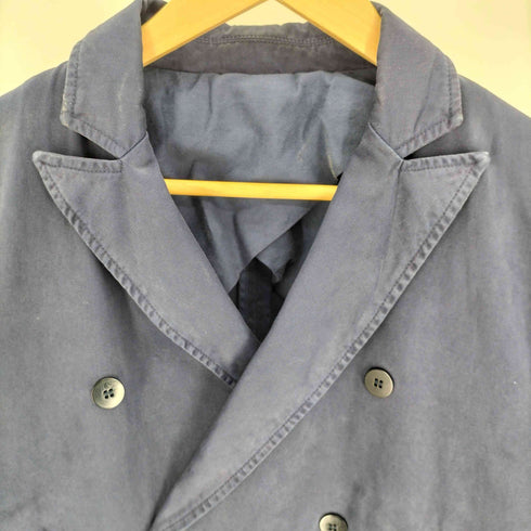 NEW YORK INDUSTRIE コットン ダブルブレスト セミ コート ジャケット メンズ EUR:48