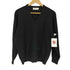 バーバリーズ BURBERRYS 80-90S 白タグ WOOL & CASHMERE カシミヤ 30% ウール ケーブル デザイン Vネック ニット レディース import:L