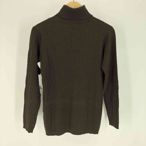 ポールスチュアート Paul Stuart Imported Yarn ウール ハイネック ケーブル ニット レディース import:M