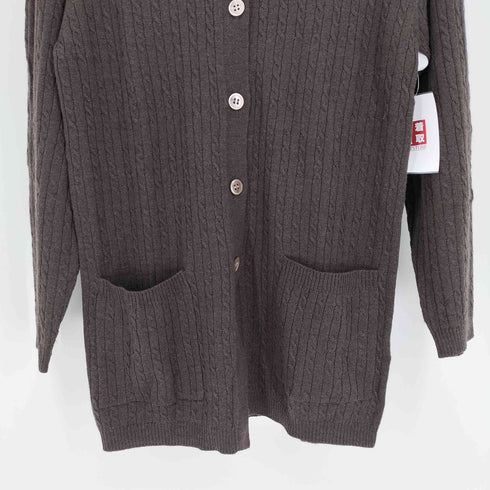 ポールスチュアート Paul Stuart Imported Yarn ウール ケーブル ニット ポロ レディース import:M