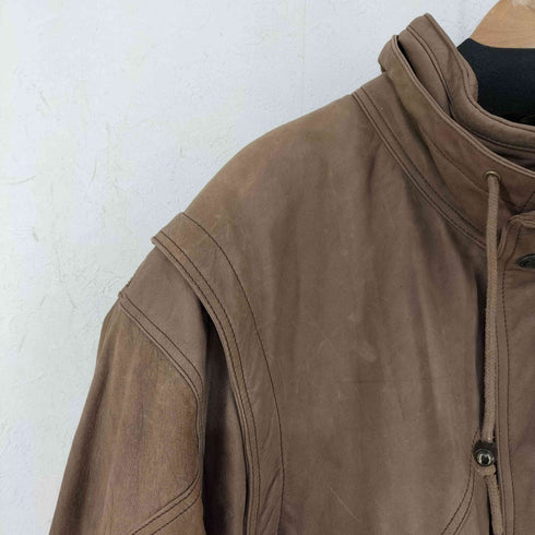adventure bound シンサレート 中綿 レザージャケット メンズ 4XL
