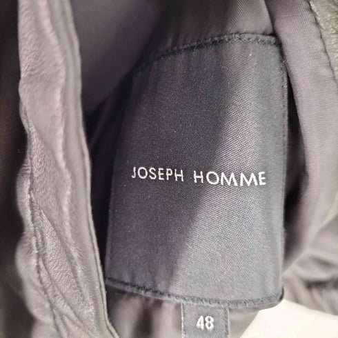 ジョゼフオム JOSEPH HOMME ラムレザーフーデットジャケット メンズ 48