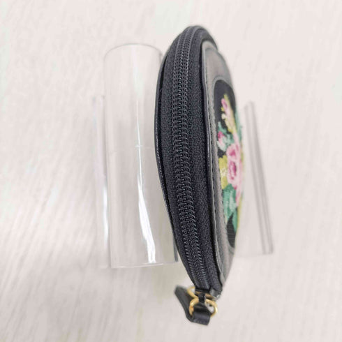 petit point ラウンドコインケース レディース
