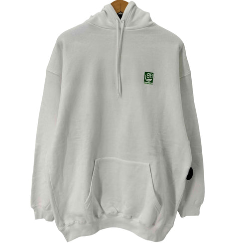 バレンシアガ BALENCIAGA ボックスロゴプリントパーカー メンズ JPN:M