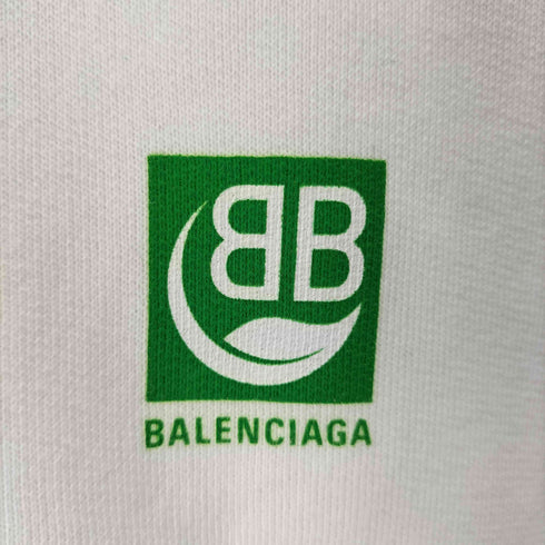 バレンシアガ BALENCIAGA ボックスロゴプリントパーカー メンズ JPN:M