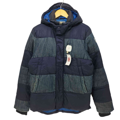 ジースターロー G-STAR RAW S.O. Park Big Puffer Denim Jacket Police Blue デニム切替 中綿ジャケット メンズ import:M