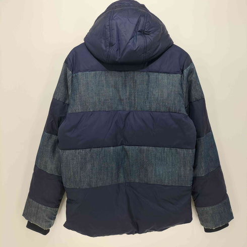 ジースターロー G-STAR RAW S.O. Park Big Puffer Denim Jacket Police Blue デニム切替 中綿ジャケット メンズ import:M