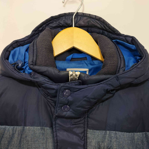 ジースターロー G-STAR RAW S.O. Park Big Puffer Denim Jacket Police Blue デニム切替 中綿ジャケット メンズ import:M