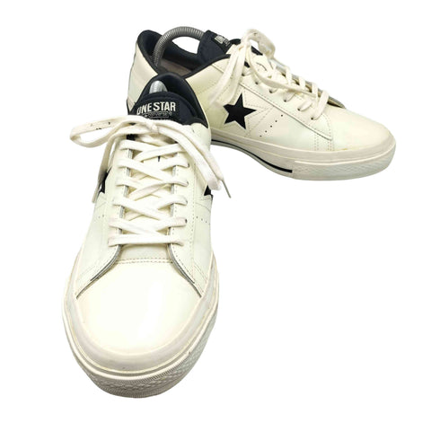 コンバース CONVERSE ONE STAR OX WHITE BLACK ワンスター ホワイト ブラック メンズ CONVERSE:8