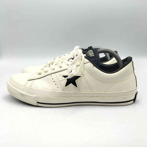 コンバース CONVERSE ONE STAR OX WHITE BLACK ワンスター ホワイト ブラック メンズ CONVERSE:8