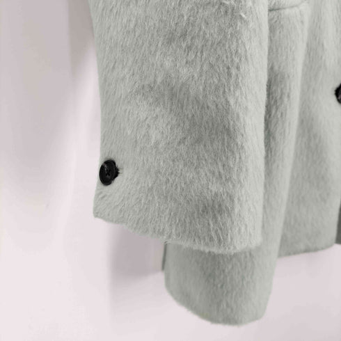 フェケテ FEKETE NO COLLAR FAKE WOOL JACKET フェイクウールノーカラージャケット レディース JPN:M