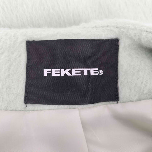 フェケテ FEKETE NO COLLAR FAKE WOOL JACKET フェイクウールノーカラージャケット レディース JPN:M