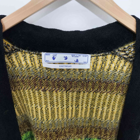 オフホワイト OFF-WHITE 2020AW Virgil Abloh ヴァージル・アブロー期 PERSIAN FANTASY KIMONO ペルシア絨毯 着物 ガウンコート メンズ import:M