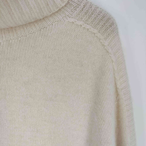 LUYUAN ROSE タートルネック カシミヤ ニット レディース JPN:L