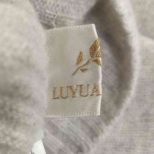 LUYUAN ROSE タートルネック カシミヤ ニット レディース JPN:L