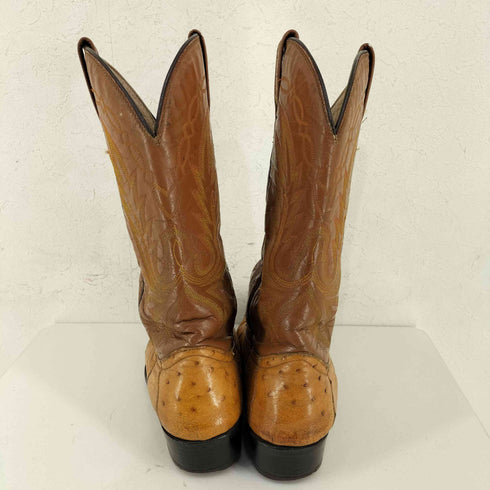 HERRADURA MADE IN MEXICO オーストリッチ切替 ウェスタンブーツ カウボーイブーツ メンズ 8USA/27MEX