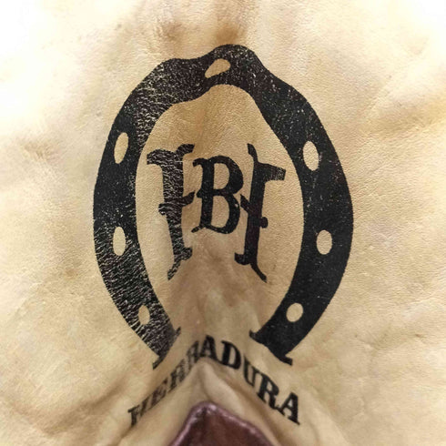 HERRADURA MADE IN MEXICO オーストリッチ切替 ウェスタンブーツ カウボーイブーツ メンズ 8USA/27MEX