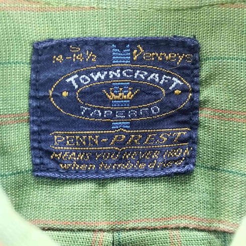 タウンクラフト TOWNCRAFT 半袖ボタンダウンシャツ メンズ 14-14 1/2