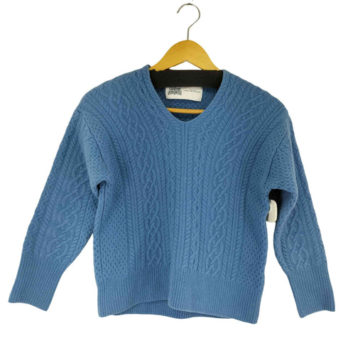ユナイテッドアローズグリーンレーベルリラクシング UNITED ARROWS green label relaxing HAMILTONアランVネックプルオーバーニット レディース FREE