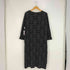 アンティカキヌ antiqua KINU ドット柄 ハーフボタン ワンピース レディース