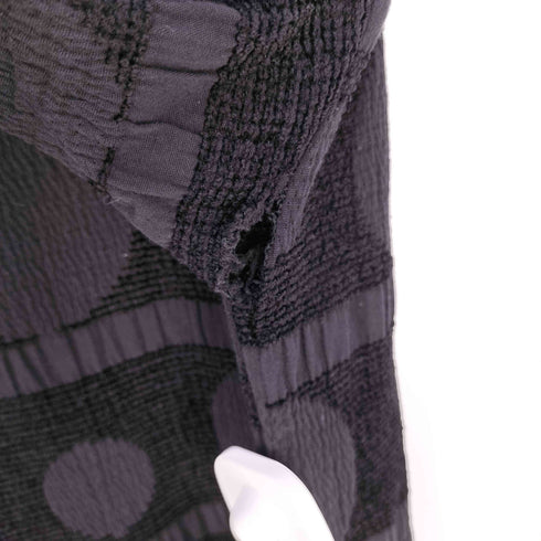 アンティカキヌ antiqua KINU ドット柄 ハーフボタン ワンピース レディース