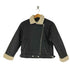 ザラ ZARA COMBO DOUBLE FACED BIKER JACKET フェイクレザージャケット レディース 11-12 152cm