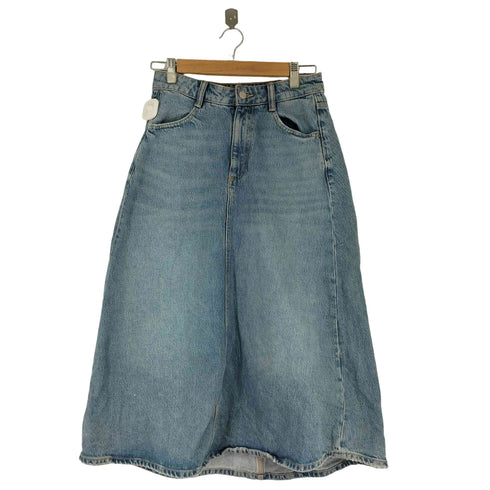ザラ ZARA ミッドウエスト デニムスカート レディース US XS