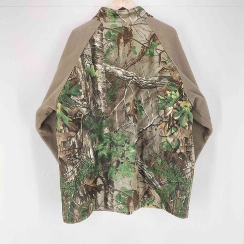 TEAM REALTREE ラグランリアルツリージップジャケット メンズ JPN:XL