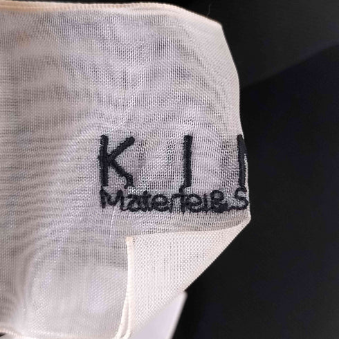 アンティカキヌ antiqua KINU 袖チュール刺繍 ロングワンピース レディース L-XXL