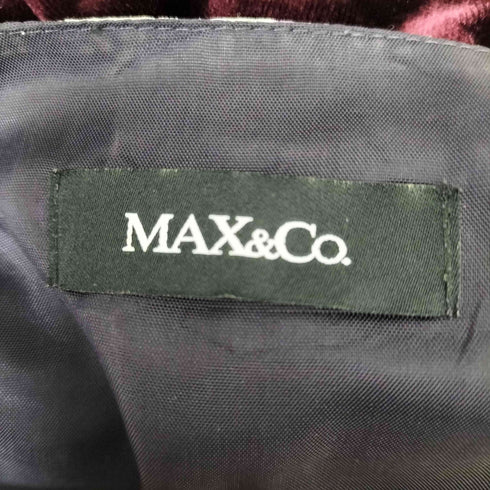 マックスアンドコー MAX & CO. 花柄 総柄 Vネック シルク ワンピース レディース 08