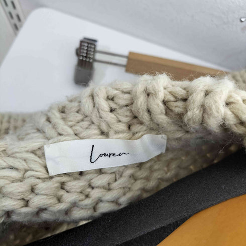 ローレン louren volume hand knit outer レディース FREE