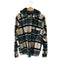 ザラ ZARA フード付き チェックシャツジャケット メンズ JPN:L