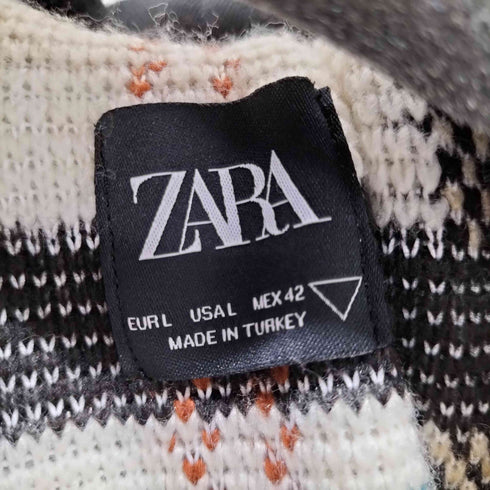 ザラ ZARA フード付き チェックシャツジャケット メンズ JPN:L