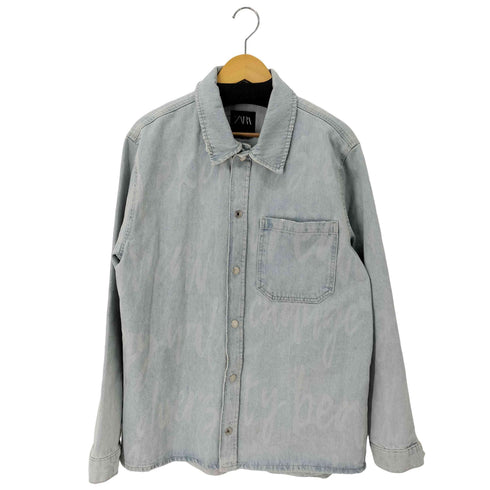 ザラ ZARA デニムシャツジャケット メンズ JPN:XL
