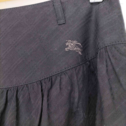 バーバリーブルーレーベル BURBERRY BLUE LABEL チェック柄フレアスカート レディース 38