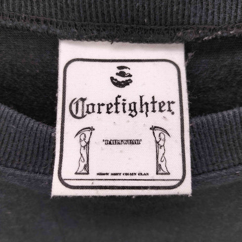 コアファイター corefighterco. チェーンステッチ リブ付き クルーネック ロングTシャツ メンズ JPN:L