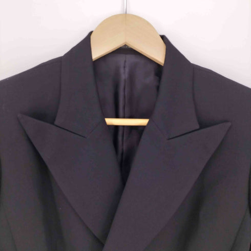 ヨウジヤマモト Yohji Yamamoto 24SS collections WOOL GABARDINE DOUBLE JACKET ウール ギャバジン ダブル ブレスト ジャケット レディース JPN:1