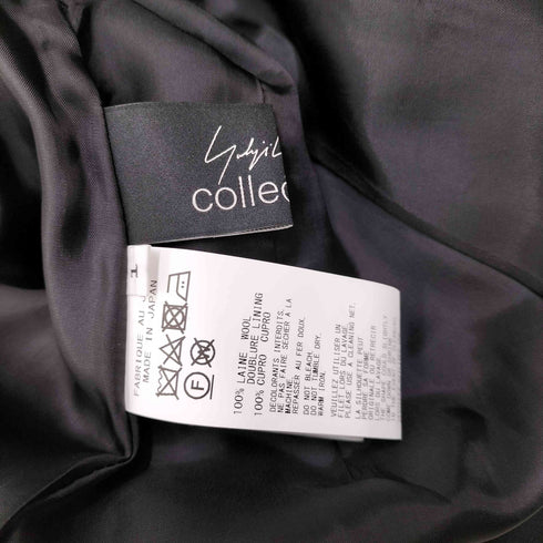 ヨウジヤマモト Yohji Yamamoto 24SS collections WOOL GABARDINE DOUBLE JACKET ウール ギャバジン ダブル ブレスト ジャケット レディース JPN:1