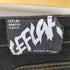 レフラー Leflah ブラックデニムペイントショーツ メンズ JPN:M