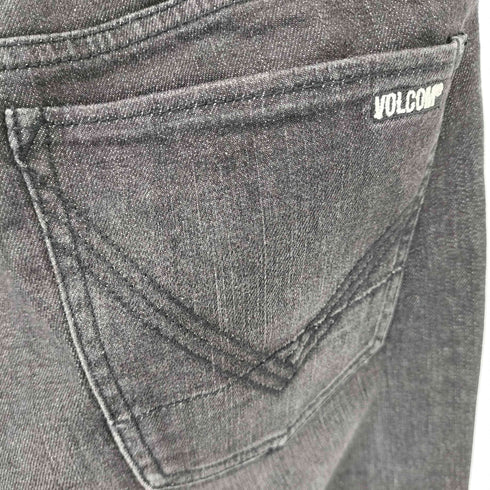ヴォルコム VOLCOM VORTA ブラックストレートデニム メンズ 32