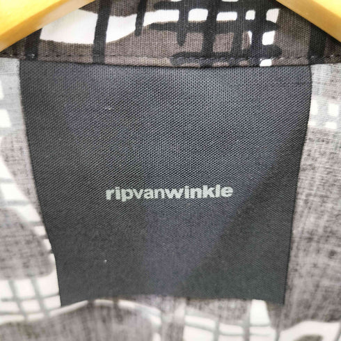 リップヴァンウィンクル RIPVANWINKLE Print Shirt 七分袖 総柄シャツ メンズ 3
