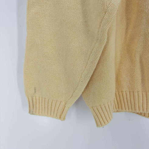 エルエルビーン L.L.Bean 70-80s スコットランド製 コットンクルーネックニット メンズ import:L