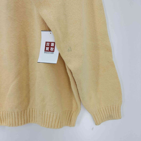 エルエルビーン L.L.Bean 70-80s スコットランド製 コットンクルーネックニット メンズ import:L