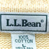 エルエルビーン L.L.Bean 70-80s スコットランド製 コットンクルーネックニット メンズ import:L