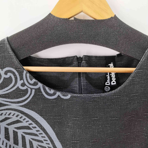 デシグアル Desigual ラメ加工デニムワンピース レディース 44