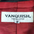 ヴァンキッシュ VANQUISH 裏地赤 カウレザー ダブルライダースジャケット メンズ JPN:M